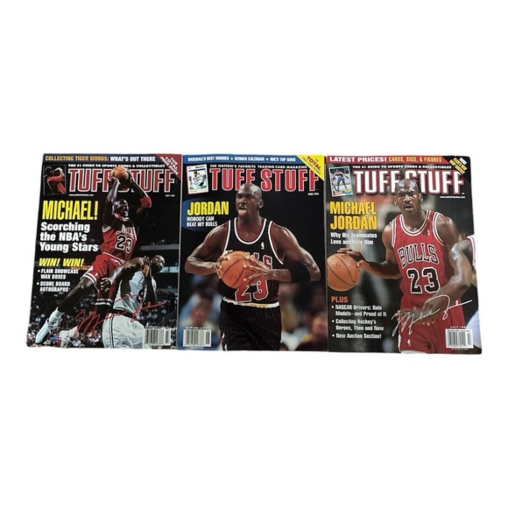 TUFF STUFF MAGAZINE/Michael Jordan of the Chicago‎ Bulls on the cover 1996,97,98